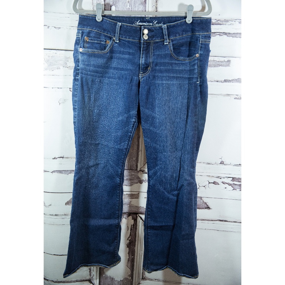 American Eagle Outfitters Sz 12 X-Short Jeans Dark